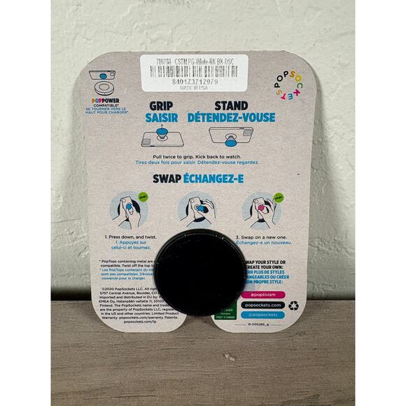 Denver Broncos Football NFL Orange Logo Cell Phone Popsocket NEW - Picture 2 of 2